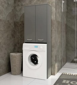 Kúpeľňová skrinka nad práčku FIN 2D sivá