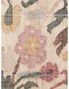 Krémový ručne tkaný jutový behúň 80x200 cm Roya Violette – Elle Decoration