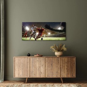 Obraz - Futbalisti v akcii (120x50 cm)