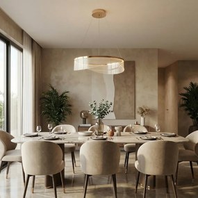 Toolight Toolight, ZÁVESNÁ STROPNÁ LAMPA G145-CP 60 GOLD, OSW-04701