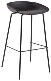 ALENASO barová stolička 75 cm Čierna