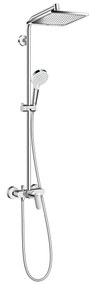 Hansgrohe Crometta E - Showerpipe 240 1jet s pákovou batériou, chróm 27284000