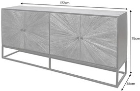 Komoda BARRACUDA 177 cm z masívneho mangového dreva