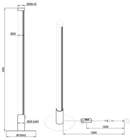 Reality - LED Stmievateľná stolná lampa SMARAGD LED/6W/230V 3000-6000K Wi-Fi