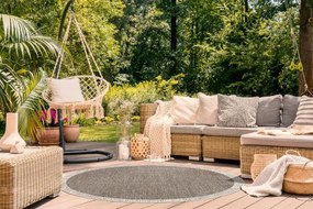 Koberec SIZAL FLOORLUX 20401 taupe / šampanské