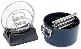 Hrnce v súprave 3 ks s pokrievkou/s keramickým povrchom na indukciu Space – Joseph Joseph