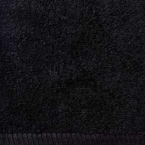 Čierne rýchloschnúce/froté bavlnené uteráky v súprave 4 ks 30x30 cm Quick Dry – Catherine Lansfield
