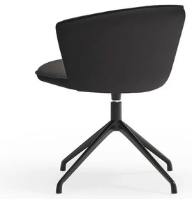 Čierne čalúnené jedálenské kreslá v súprave 2 ks Add – Teulat