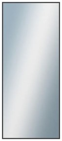 DANTIK - Zrkadlo v rámu, rozmer s rámom 60x140 cm z lišty Hliník čierna (7269021)