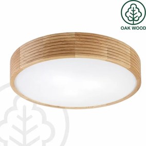 BRILAGI - LED stropné svietidlo CARVALHO MODERN 3xE27/60W/230V, priemer 47,5 cm, dub