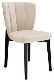 Moderná čalúnená stolička ST106, Dostupné poťahy: Baloo 2073, Farby: čierna