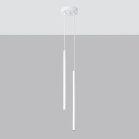 Sollux SL.1303 - Luster na lanku PASTELO 2xG9/8W/230V biela