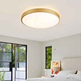Brilagi - Stmievateľné LED svietidlo GLASS POOL DOUBLE LED/60W/230V 50 cm zlaté + diaľkové ovládanie