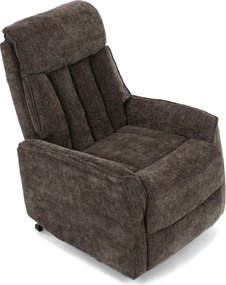Polohovacie kreslo hnedé, elektrické TV-H9727 BR2