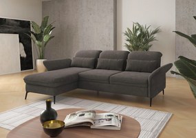 XXXLutz ROHOVÁ SEDAČKA, textil, grafitová Sit & More - Sedačky - 000144011844