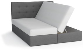 Manželská posteľ Boxspring 140 cm Duel 1 (ružová) (s matracom a úložným priestorom). Vlastná spoľahlivá doprava až k Vám domov. 1046422