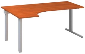 Ergonomický stôl ProOffice C 180 x 120/80 cm, ľavý, čerešňa