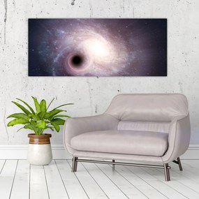 Obraz - Špirálna galaxia (120x50 cm)