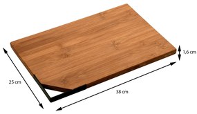 Doska na krájanie Corner, bambus, 38x25 cm