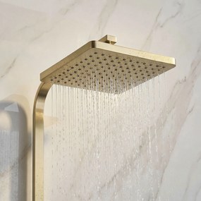 Rea Atrium, sprchový set s termostatom, zlatá matná, REA-P8922