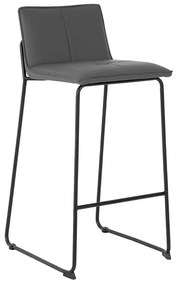 Barová stolička olu 73 cm sivá MUZZA