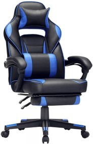 Herná stolička Bert čierno-modrá