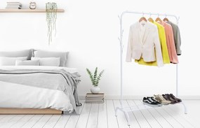 Vešiakový stojan FELIKS Loft biely