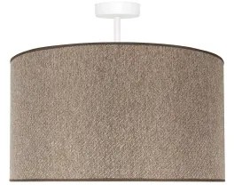 Duolla - Prisadený luster ROLLER ECO RECYCLING 1xE27/15W/230V pr. 45 cm hnedá