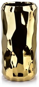 Keramická váza BABETTE 26 cm zlatá