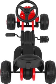 Ramiz Prvá šlapacia motokára pre najmenších Červená + reťazový pohon + kolesá s gumou