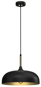 Brilagi - Luster na lanku ABRAHAM 1xE27/60W/230V pr. 35 cm čierna BG72387