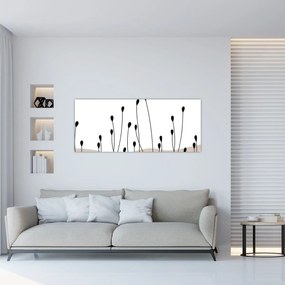 Obraz - Grafická lúka N⁰1 (120x50 cm)