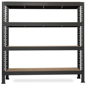 Trestles Nekonečný priemyselný regál 2200x2000x800, 4 police Farba: oranžová a modrá