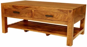 furniture-nabytek.cz - Konferenčný stolík drevený z masívu palisander 110x60x45
