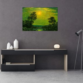Obraz - Imitator of Ralph Albert Blakelock, Moonlight, reprodukcia (90x60 cm)