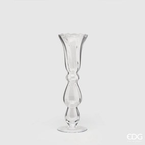 Sklenená váza Optic 45x14 cm