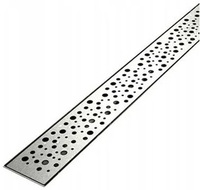 Rea Lineárny nerezový odtokový žľab 100 cm vzor Bubble, REA-G0407
