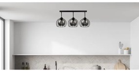 Prisadený luster SOLO BLACK 3xE27/60W/230V