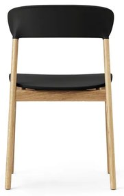 Stolička Herit Chair – čierna/dub