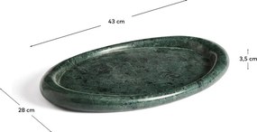 Mramorová dekoratívna tácka 28x43 cm Lenorel – Kave Home