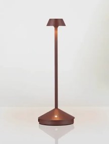 Vonkajšia stolová lampa Lumo hnedá