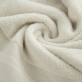 Dekorstudio Bavlnený uterák LINEN - mäkký a savý uterák v krémovej farbe Rozmer uteráku: 30x50cm
