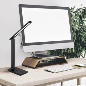 Globo 58439SA - LED, dotykovo stmievateľná dobíjateľná stolná lampa BRIGHTON LED/4W/5V 1800 mAh čierna