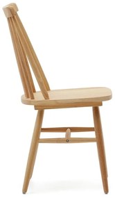 Jedálenské stoličky v súprave 2 ks z kaučukového dreva v prírodnej farbe – Kave Home