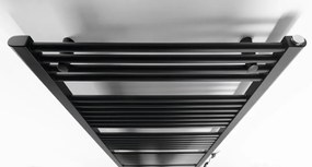 Aqualine Aqualine, DIRECT-E elektrické vykurovacie teleso, rovné, 600x1680 mm, 800 W, čierna, ILE66TB
