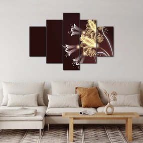 Obraz - Žiarivé kvety (150x105 cm)