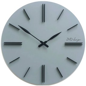 dizajnové nástenné hodiny JVD HC38.1 šedé