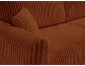 Rozkladacia dvojmiestná pohovka FRIDA hnedá