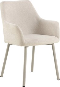 VERA Béžové (tkanina Apia 453)/béžový rám – MODERNÁ ČALÚNENÁ KRESLOVÁ STOLIČKA DO OBÝVAČKY/JEDÁLNE LOFT