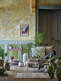 Bloomingville Prehoz z recyklovanej bavlny Ugento Green 130 x 160 cm